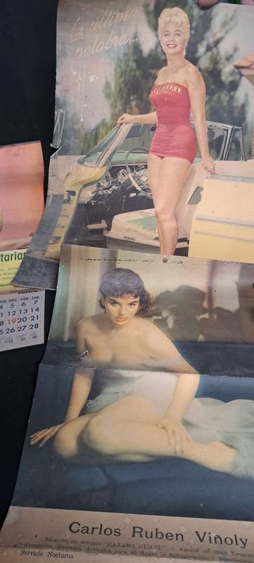 Almanaques Chicas Vestidas Vintage - imagen 2