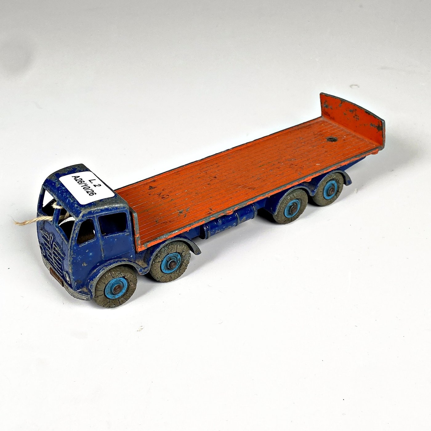 Camión de Carga Dinky Toys de Metal, Azul y Naranja