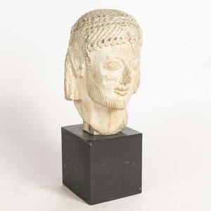 Lote siguiente: Escultura Cabeza de Jinete Griego Arcaico - Estilo Museo Louvre