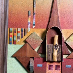 Obra de Arte "Santuario del Árbol" de Andrés Cortina: Acrílico y Madera - imagen 3