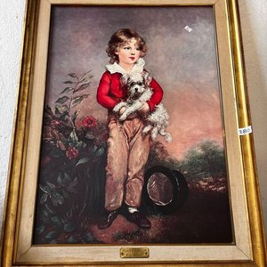 Lote anterior: Cuadro Enmarcado Niño con Perro, Estilo Clásico