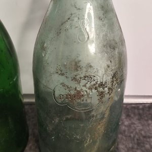 Dos Botellas Antiguas de Leche: Conaprole y Talar - imagen 2