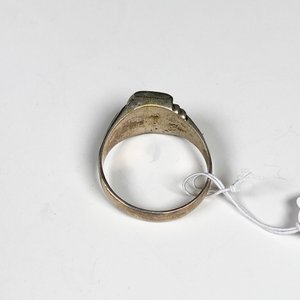 Anillo de Plata y Oro con Diseño Grabado - imagen 4