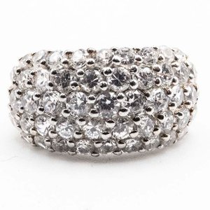 Anillo de Plata con Circonias Talla 18mm - imagen 1