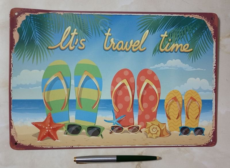 Lote anterior: Chapa decorativa de playa para barbacoa o sala de juegos
