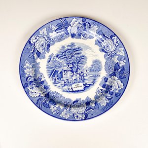 Plato de Loza Inglesa Woods Ware "English Scenery" - Diámetro 25 cm - imagen 2