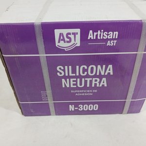 Lote de 24 Tubos de Silicona Neutra AST N-3000 Transparente, Blanca y Gris - imagen 2
