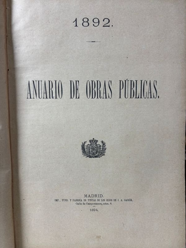 Libro Anuario de Obras Públicas en España y el Progreso Telefónico - imagen 2
