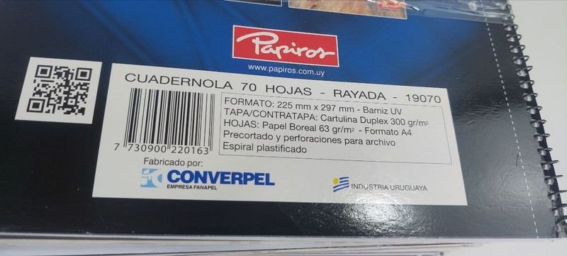 Cuadernolas de 70 hojas paquetes de 7 - Libros y Papel - imagen 3