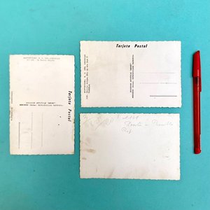 Lote de 3 Postales Antiguas de Montevideo: Palacio Salvo, Monumento y Edificios - imagen 7