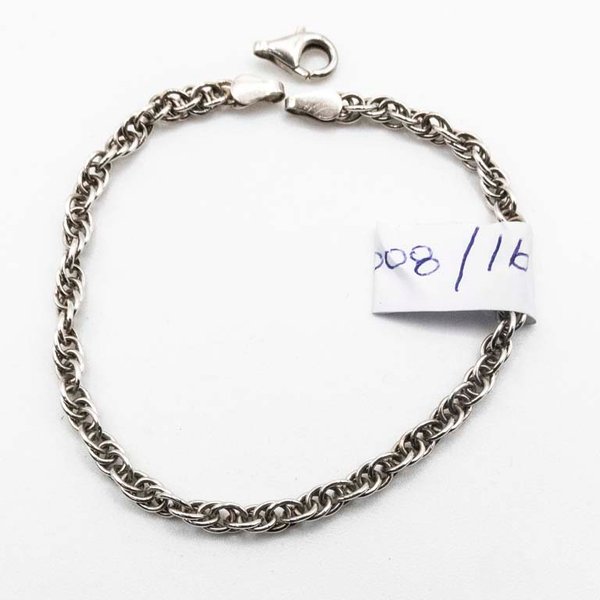 Pulsera de Plata 925 con Detalle de Avería - 17cm - imagen 1