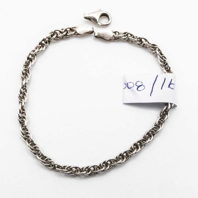 Pulsera de Plata 925 con Detalle de Avería - 17cm