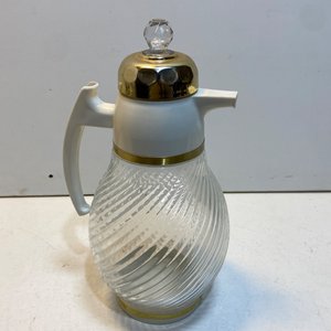 Lote de 8 piezas de bazar de vidrio: jarra, compotera, bowl, vasos, florero y lecherita - imagen 10