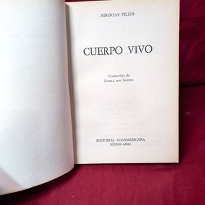Libro "Cuerpo Vivo" de Adonias Filho, Editorial Sudamericana - imagen 3