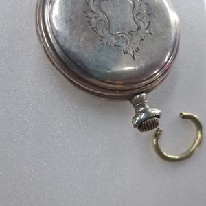 Reloj de Bolsillo Longines de Plata Antigua - imagen 4
