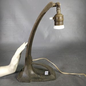 Antigua Lámpara de Escritorio Estilo Art Nouveau - imagen 5