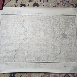 Lote anterior: Mapa Topográfico de Florida, Uruguay - Instituto Geográfico Militar