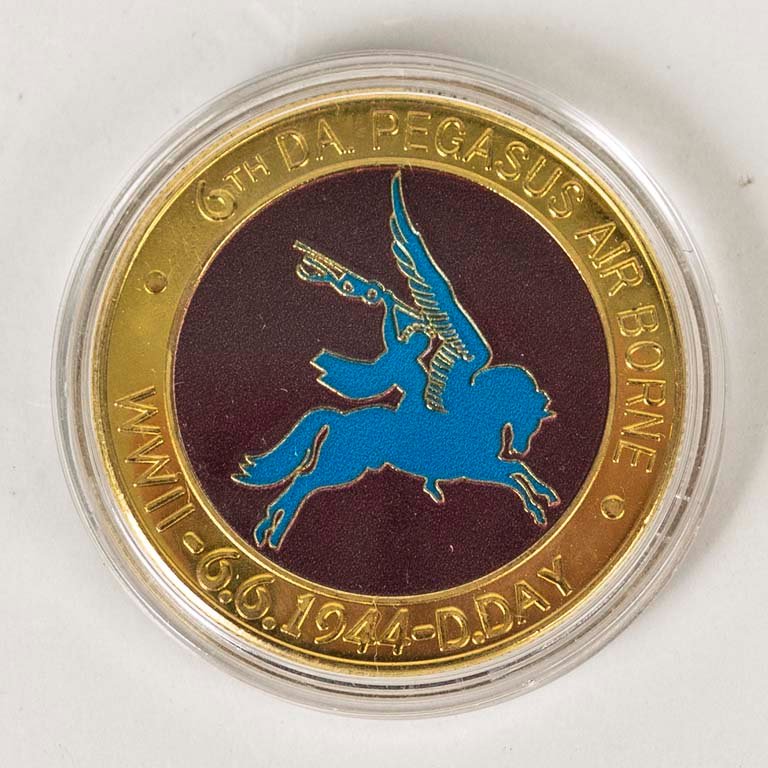 Lote anterior: Medalla de bronce y esmalte conmemorativa de la 6.ta División Aerotransportada del Reino Unido
