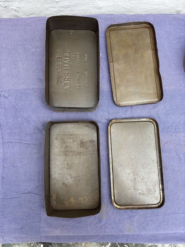 Latas de conserva antiguas de Dulce de Membrillo/Batata - imagen 1