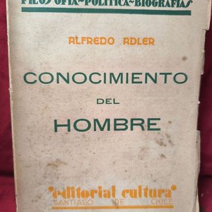 Libro "Conocimiento del Hombre" de Alfredo Adler (1937) - imagen 1