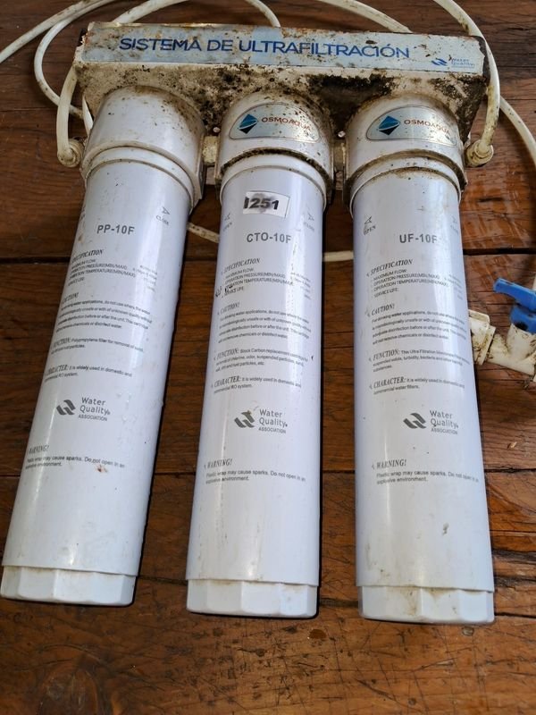 Lote anterior: Sistema de ultrafiltración de agua para el hogar