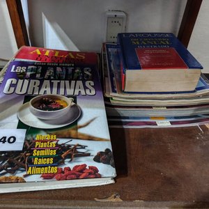 Lote anterior: Lote de Libros Varios: Atlas Ilustrado Plantas Curativas y Larousse