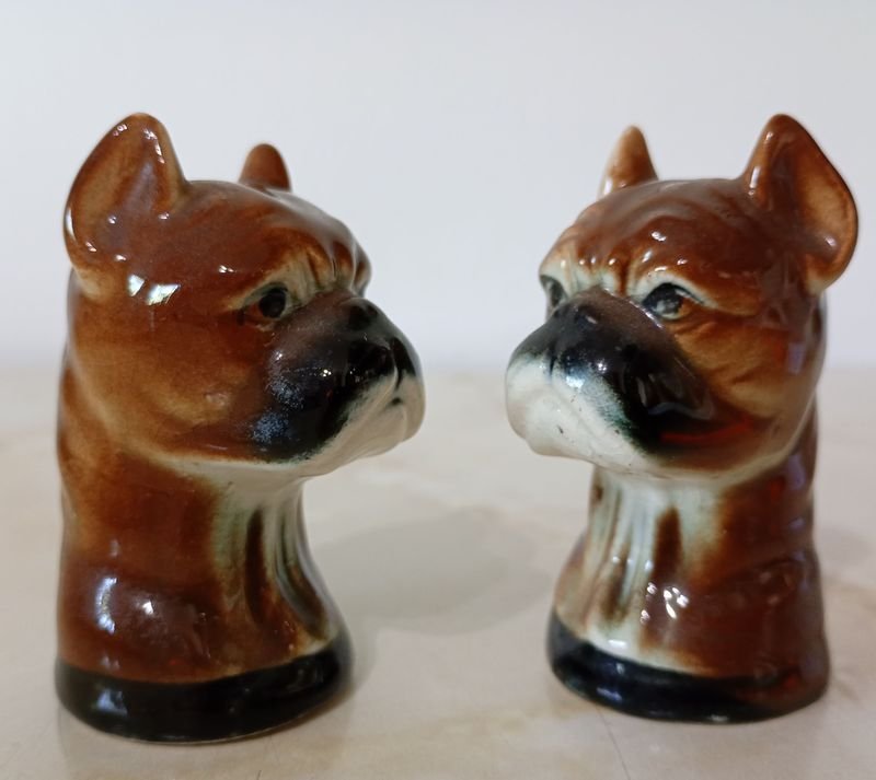 Figuritas de cerámica con forma de perro - imagen 2