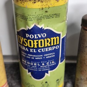 Lote de 3 latas antiguas de polvos para el cuerpo - imagen 4