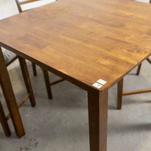 Juego de Mesa Desayunador Alta con 4 Sillas Tapizadas - imagen 2