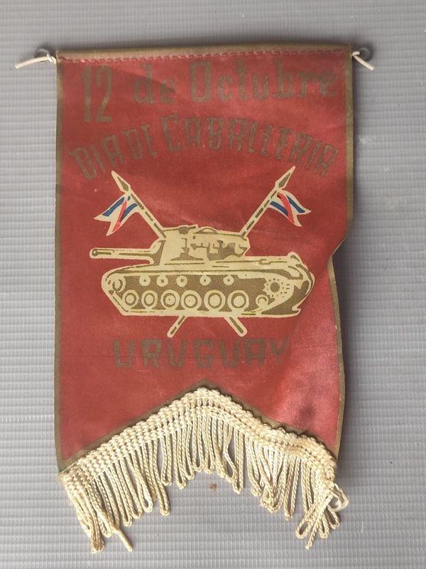 Banderín Conmemorativo Día de la Caballería Ejército Nacional Uruguay
