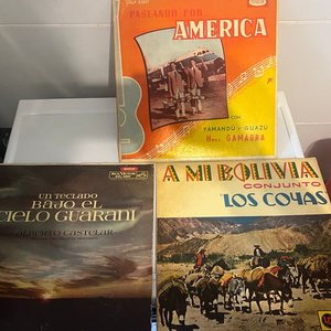 Lote de 3 Vinilos de Folklore Latinoamericano: Alberto Castelán, Los Coyas, Yamandú y Guazú Hnos. Gamarra - imagen 7
