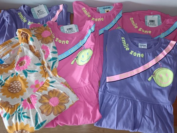 Vestidos de niña estampados y lisos para talleres 4, 6, 8 y 10 - imagen 2