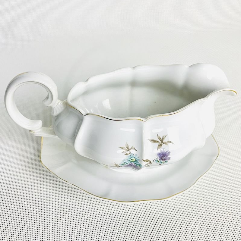 Salsera de porcelana Olmos con presentoire - Venta en subasta - imagen 3