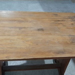 Mesa de Madera Rectangular Estilo Rústico - imagen 3