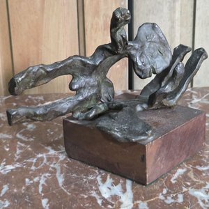 Escultura "Exótico" de Germán Cabrera en Bronce Firmada - imagen 2