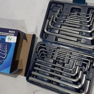 Lote siguiente: Juego de 25 Llaves Allen Milimétricas y en Pulgadas Toolcraft con Estuche