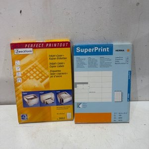Lote anterior: 2 Bloques de Etiquetas Autoadhesivas Perfect Print y SuperPrint