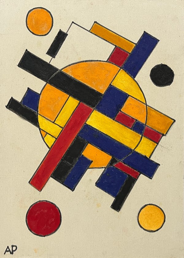 Oleo sobre tela "Sin título" de Alfredo Pereira, 62 x 45 cm