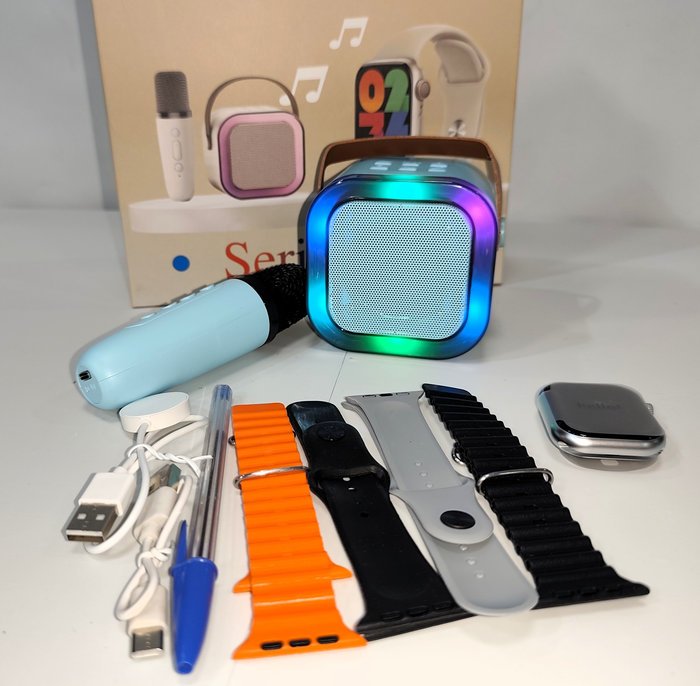 Reloj Smartwatch con Parlantie Multimedia BT y Microfono Recargable - imagen 5