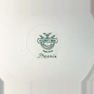 Plato Llano Beige Villeroy & Boch "Phoenix" con Aves y Flores - imagen 4