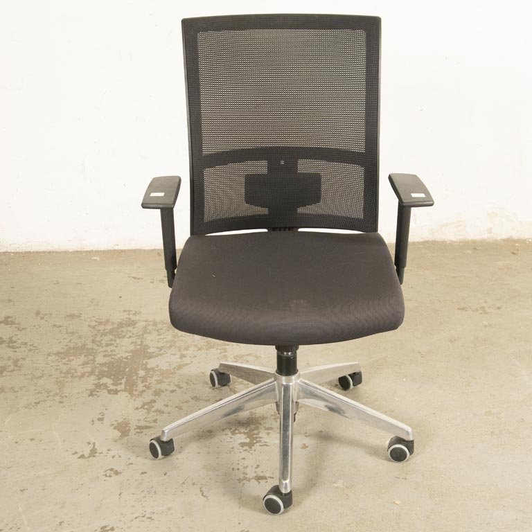 Sillón de Oficina "Ufficio" Giratorio con Respaldo de Malla y Altura Regulable