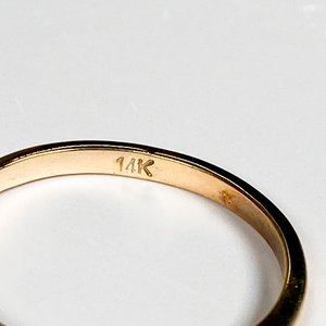 Cintillo de Oro 14k con Brillante de 20 Puntos - imagen 4