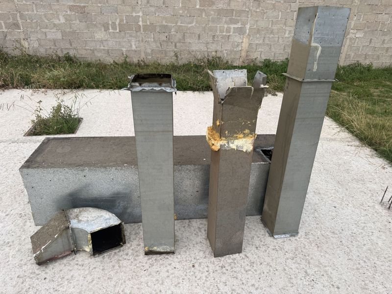 Gran campana extractora con forzador de chapa galvanizada - imagen 2