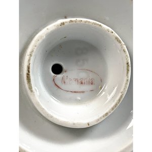 Mate Isabelino de Porcelana con Querubín y Flores - 18 cm - imagen 6