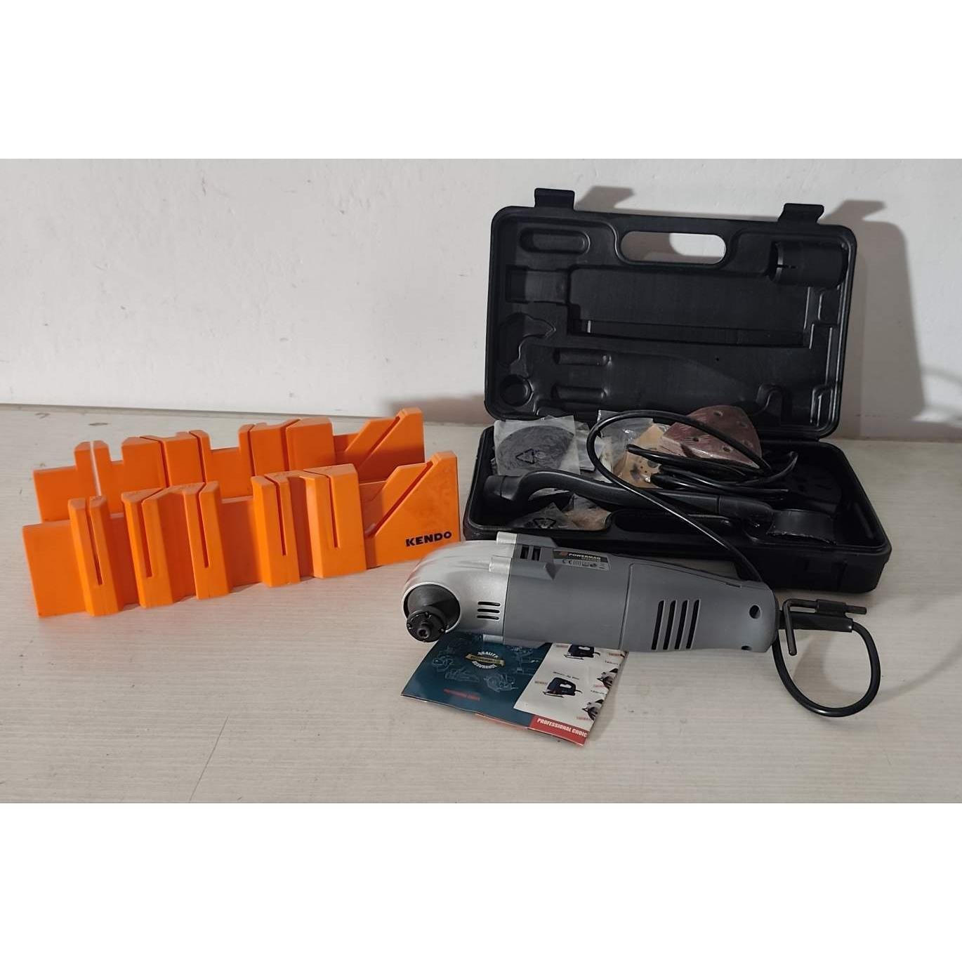 Ingletadora Kendo y Cortadora Angular Powermaq con Accesorios