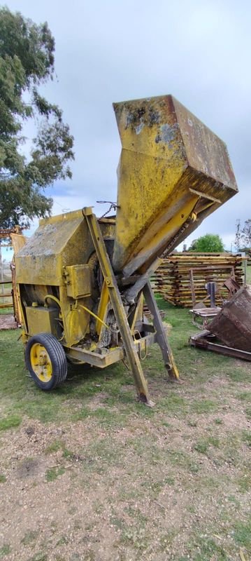 Hormigonera Eléctrica e Hidráulica Amarilla