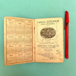 Libreta Cooper para Criadores - Almanaque y Cuaderno de Apuntes Obsequio William Cooper & Nephews Ltda. Uruguay 1924 - imagen 2