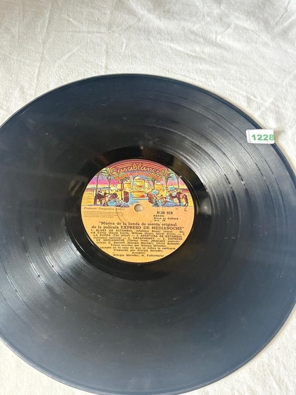 Disco de Vinilo "Expreso de Medianoche" (Midnight Express) - Banda Sonora Original de Giorgio Moroder - imagen 1