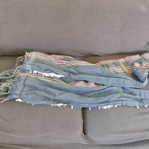 Cama Paraguaya Nueva Sin Uso con Tiras y Flecos - imagen 1