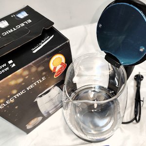 Jarra Eléctrica de Vidrio con Luces LED - Nueva en Caja - imagen 4